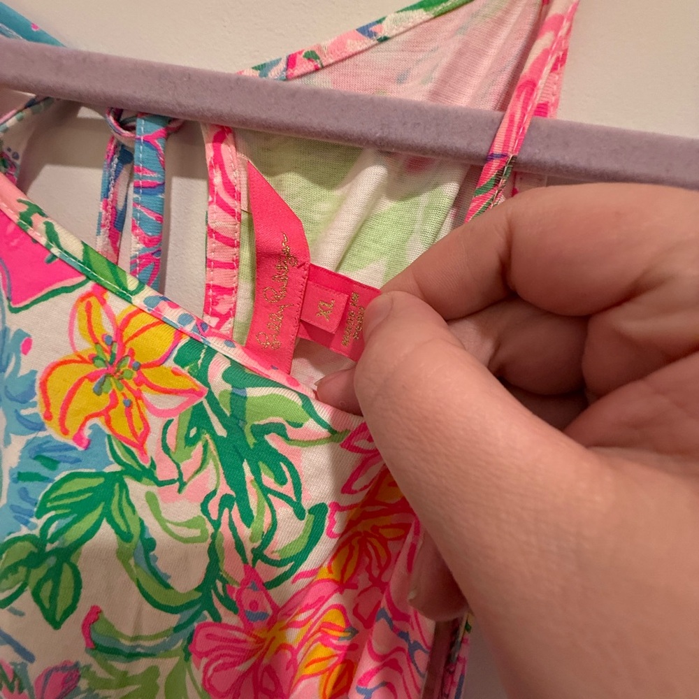 Lilly Pulitzer Margot “Paradise Found” Swing Dress - Size XL - Picture 9 of 10